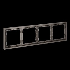 Рамка пластиковая S70 на 4 пост, (капучино) Voltum VLS100414 1