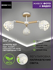 Люстра Seven Fires SF3325/3C-WT-WD 1