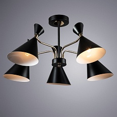 Потолочная люстра Arte Lamp Wellington A2711PL-5BK 1