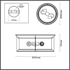 Уличный светильник Odeon Light Nature Mavret 4961/2C 5