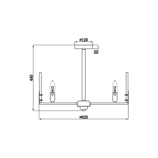 Потолочная люстра Vele Luce Aria VL1951L06 Фото № 4