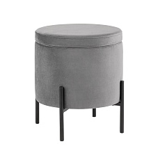 Пуф Stool Group Грейс велюр серый vd-grays-b27