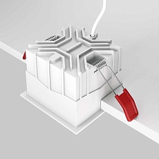 Встраиваемый светильник Maytoni Alfa LED DL043-01-15W4K-D-SQ-WB 1