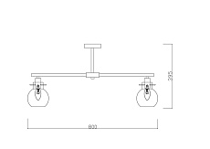 Потолочная люстра Freya Circle FR5183PL-08G 1