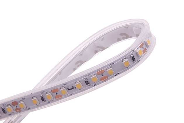 Светодиодная влагозащищенная лента DesignLed 9,6W/m 120LED/m 3528SMD нейтральный белый 5M 002369 изображение 3 Светодиодная влагозащищенная лента DesignLed 9,6W/m 120LED/m 3528SMD нейтральный белый 5M 002369 Фото № 3