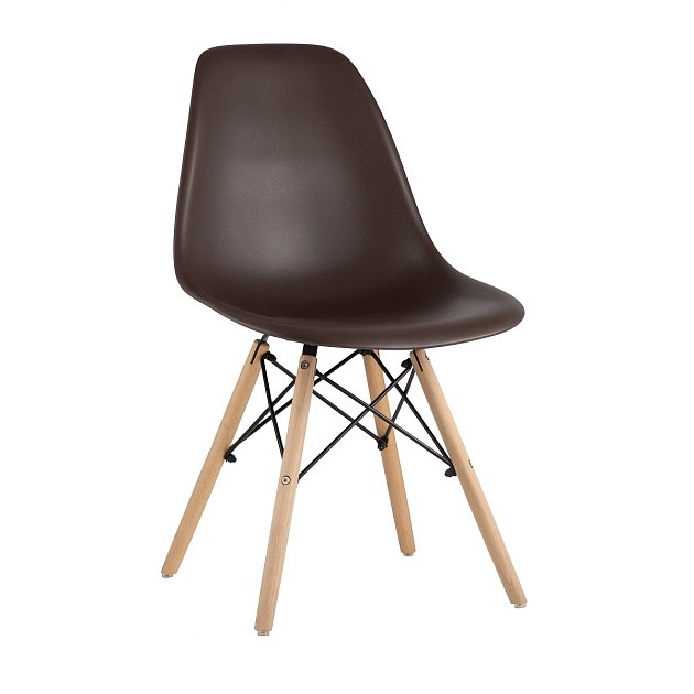 Комплект стульев Stool Group DSW коричневый x4 УТ000005350 фото 