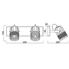 Спот Vele Luce Extra VL6472W02 4