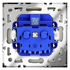 Розетка встраиваемая Voltum S70 с заземлением, защитными шторками и крышкой 16А, (сталь) VLS040305 5