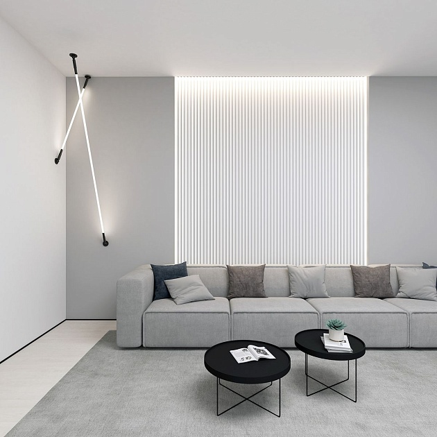 Настенно-потолочный светодиодный светильник Denkirs Flex DK7505-BK Фото № 5