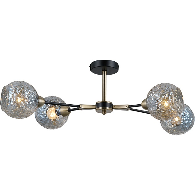 Потолочная люстра Illumico IL0253-4CSQ-79 BK AB изображение 1 Потолочная люстра Illumico IL0253-4CSQ-79 BK AB Фото № 1
