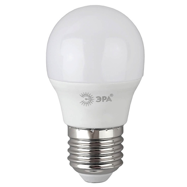 Лампа светодиодная ЭРА E27 8W 6500K матовая P45-8W-865-E27 R Б0045359 фото 