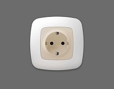 Лицевая панель розетки AMBRELLA VOLT OP3270 1