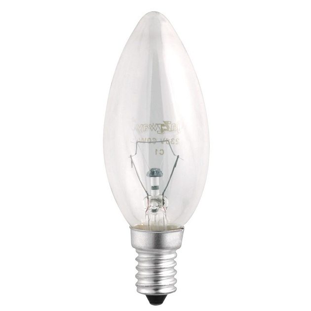 Лампа накаливания Jazzway E14 60W 2700K прозрачная 3320553 Фото № 1