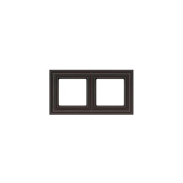 Рамка 2-постовая Liregus Retro коричневый омбре 29-044 фото 