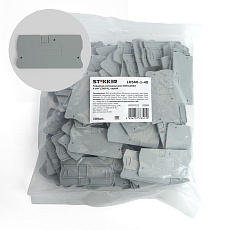 Торцевая заглушка для ЗНИ LD552 4 мм² (JXB ST 4), серый Stekker LD560-1-40 39984