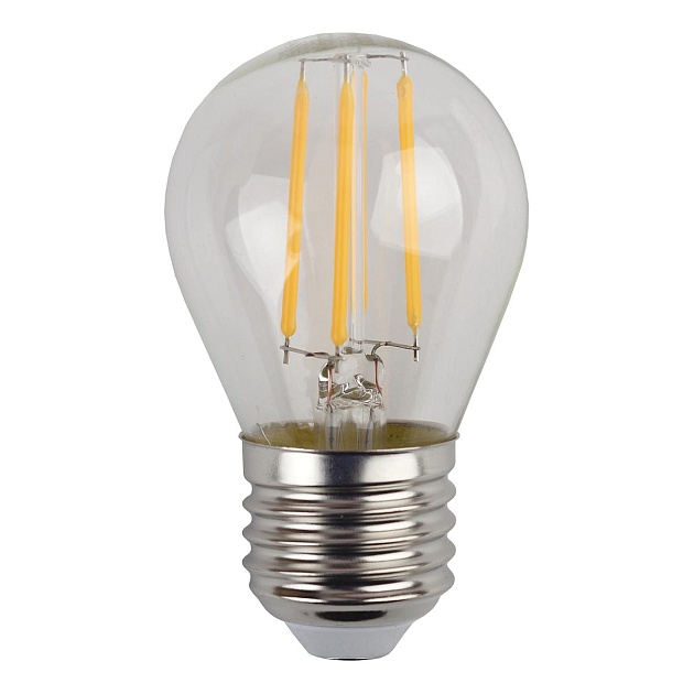 Лампа светодиодная филаментная ЭРА E27 11W 4000K прозрачная F-LED P45-11w-840-E27 Б0047015 фото 