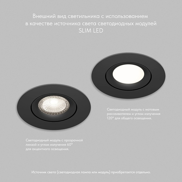 Встраиваемый светильник Denkirs Roto Mini / Рото Мини DK2037-BK изображение 4 Встраиваемый светильник Denkirs Roto Mini / Рото Мини DK2037-BK Фото № 4
