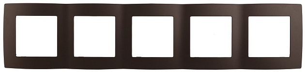 Рамка 5-постовая ЭРА 12 12-5005-13 Б0019383 Фото № 1
