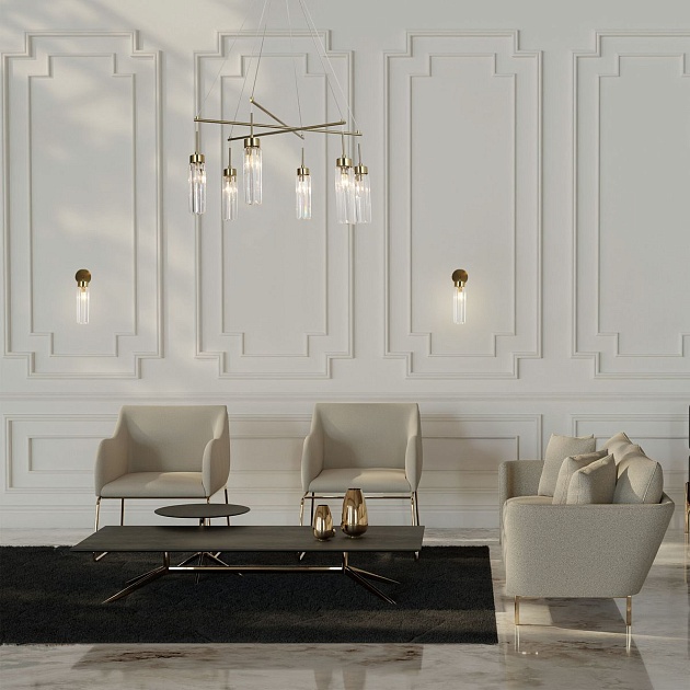 Бра Eurosvet Gilian 60163/1 латунь изображение 6 Бра Eurosvet Gilian 60163/1 латунь Фото № 6