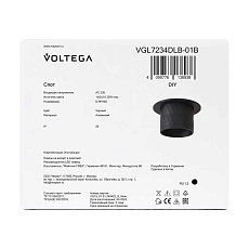 Встраиваемый светильник Voltega Мотив / Motiv VGL7234DLB-01B 3