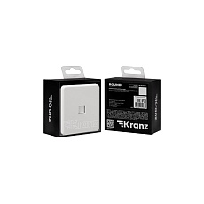 Розетка ROUND компьютерная RJ45 кат6 с/у перламутр KRANZ KR-78-0724-1 1