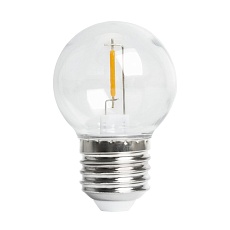Лампа светодиодная Feron E27 2W 2700K прозрачная LB-383 48931 2