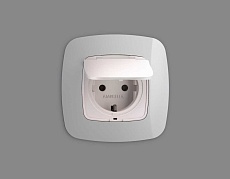 Лицевая панель розетки AMBRELLA VOLT OP2080 1