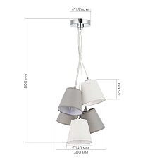 Подвесной светильник Evoluce Prato SLE300403-05 2