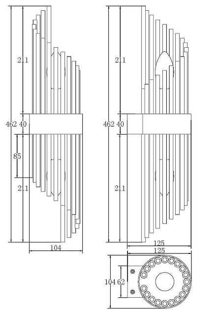 Бра Maytoni Frame MOD174WL-02G Фото № 2