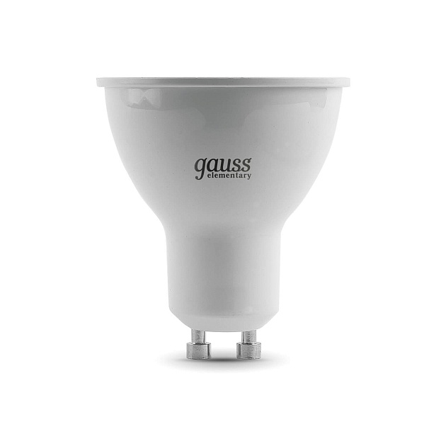 Лампа светодиодная Gauss GU10 7W 4100K матовая 13627 фото 6