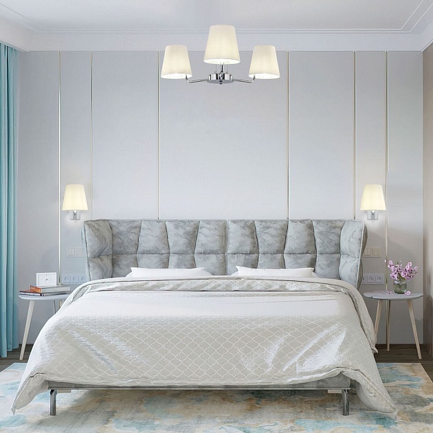 Подвесная люстра Eurosvet Amaretto 60155/3 хром изображение 5 Подвесная люстра Eurosvet Amaretto 60155/3 хром Фото № 5