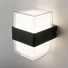 Уличный настенный светодиодный светильник Elektrostandard 1519 Techno LED Maul чёрный a048170 3