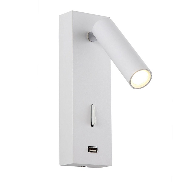 Настенный светильник Crystal Lux CLT 210W USB WH изображение 3 Настенный светильник Crystal Lux CLT 210W USB WH Фото № 3