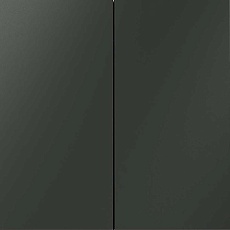 Выключатель с самовозвратом встраиваемый Voltum S70 двухклавишный 10А, (титан) VLS020606