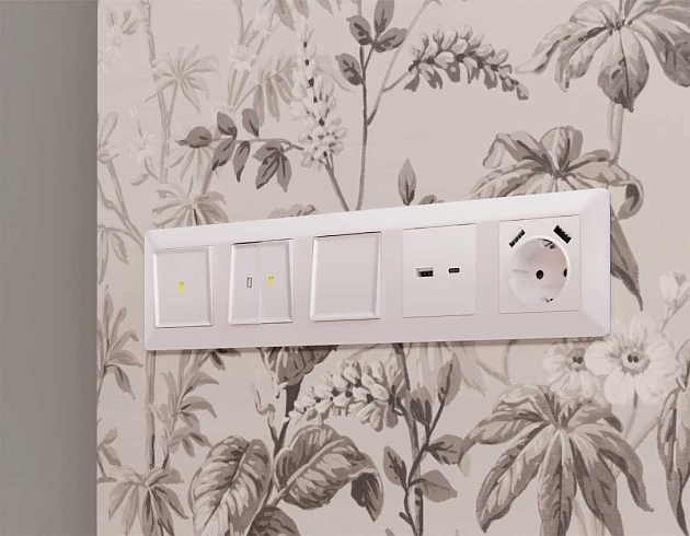 Лицевая панель выключателя AMBRELLA VOLT AP2030 Фото № 2