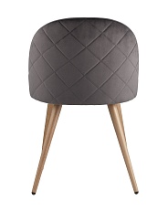 Кухонный стул Stool Group Лион велюр с ромбами серый DC-69030A HLR-21 3