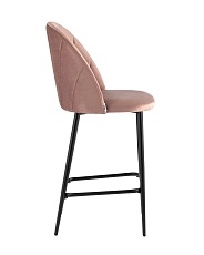 Полубарный стул Stool Group Логан велюр пыльно-розовый AV 413-B15-08(PP) 3