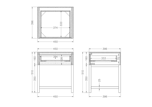 Прикроватная тумба Garda Decor KFC763E7 Фото № 2