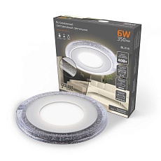 Встраиваемый светодиодный светильник Gauss Backlight Bubbles с подсветкой BL314 3