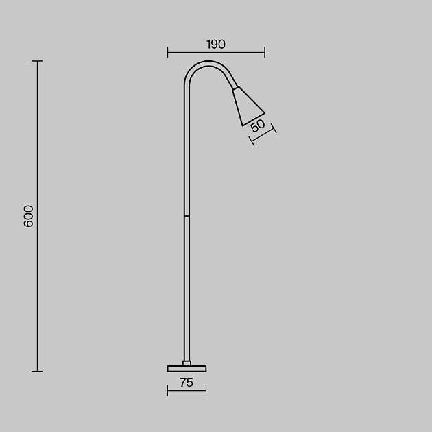 Ландшафтный светильник Maytoni Outdoor O531FL-L3B3K изображение 8 Ландшафтный светильник Maytoni Outdoor O531FL-L3B3K Фото № 8
