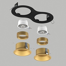 Комплект со светильником Lightstar Domino Round (214627+214603+214603+214003+214003) D6270303GMOD 3