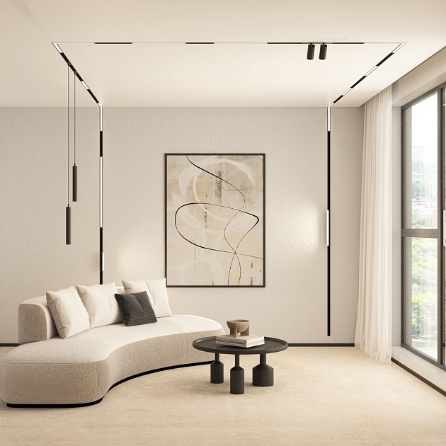 Трековый светодиодный светильник Denkirs Smart Linear DK8026-BK изображение 3 Трековый светодиодный светильник Denkirs Smart Linear DK8026-BK Фото № 3