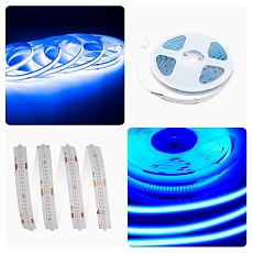 Светодиодная лента Apeyron 11W/m 352LED/m COB синий 3M 188ОО 1