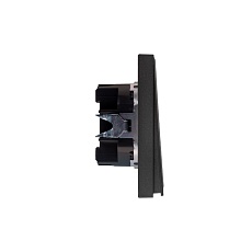 Выключатель STRONG 2 кл 10А с/у графит KRANZ KR-78-0706-6 4