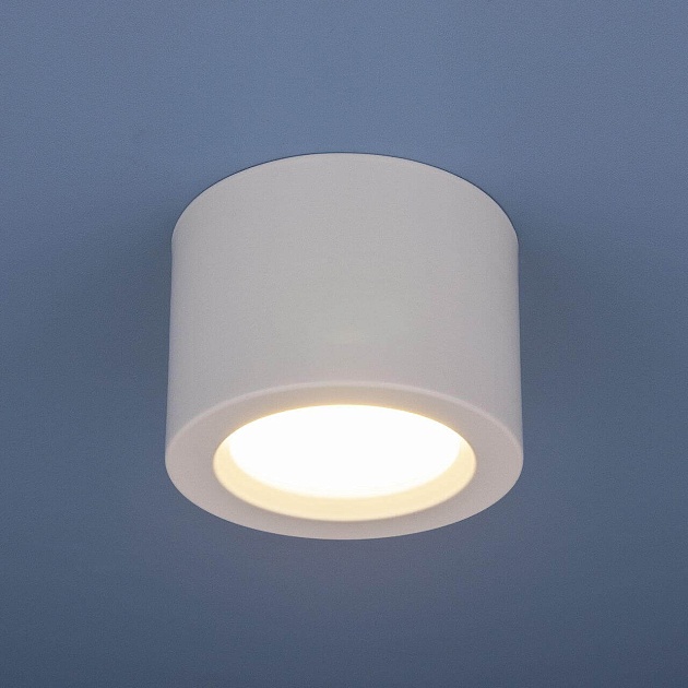 Потолочный светодиодный светильник Elektrostandard DLR026 6W 4200K белый матовый a040440 фото 