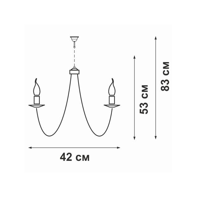 Подвесная люстра Vitaluce V1647/5 Фото № 2