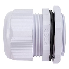 Сальник PG36 диаметр проводника 22-32 мм Stekker, IP54, серый (DIY упаковка 1 шт) (без мембраны) 49383 2