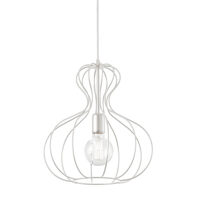 Подвесной светильник Ideal Lux Ampolla-1 SP1 Bianco 194295 Фото № 1