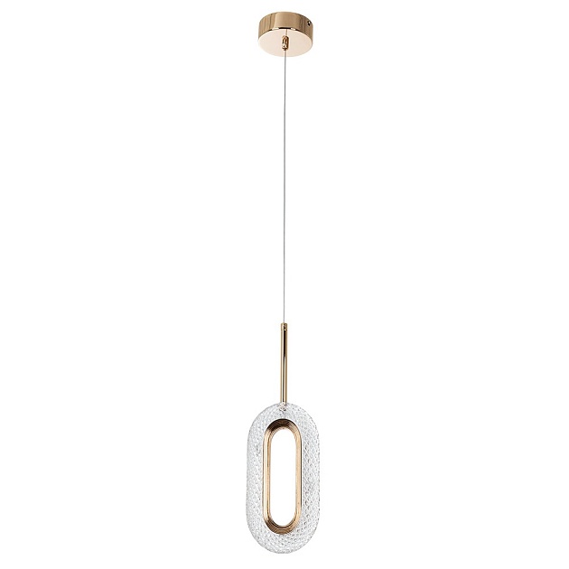 Подвесной светодиодный светильник Arte Lamp OVALE A2489SP-1GO Фото № 1