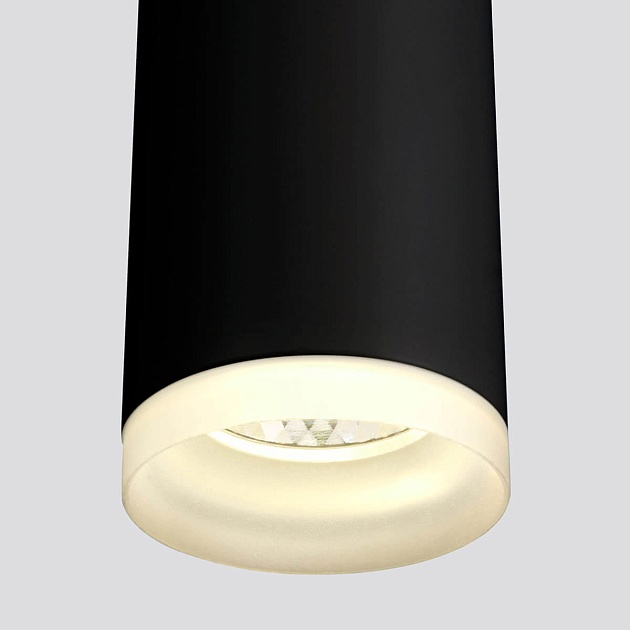 Подвесной светодиодный светильник Elektrostandard DLR035 12W 4200K черный матовый a043960 фото 6